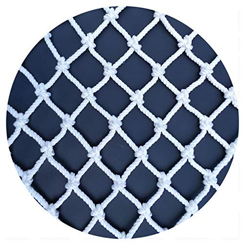 WGE Absturzsicherungsnetz, Kinderschutznetz - 1M x 6M (3Ft x 19,6Ft), geflochtenes Seil-LKW-Fracht-Anhängernetz