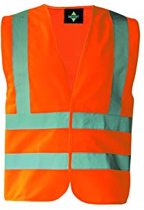 Korntex Unisex Hannover Warnweste - 4 Reflexstreifen (1er Pack)