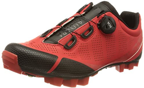 Spiuk Sportline Aldapa Mtb Scarpe da Ciclismo, Unisex - Adulto, Rosso (Opaco), 46 EU