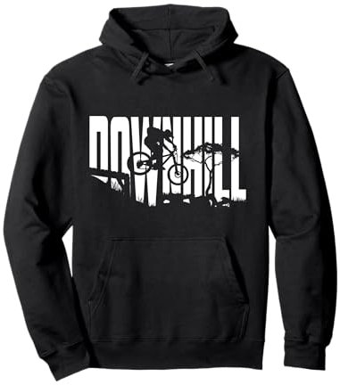 Downhill MTB Mountain Bike Uomo Donna DH Bikers Felpa con Cappuccio