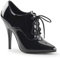 High Heels 13CM Lackleder Spitzen Zehenriemen Pole Dance Custom Schuhe,Black-44