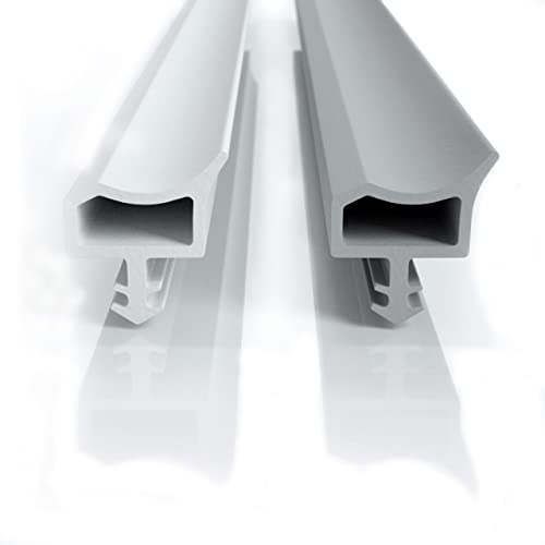 Premium Türdichtung für Zimmertüren gegen Zugluft, in weiß und grau perfekte Dichtung für deine Zimmertür (25m, weiß)