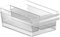 Rotho Loft 3er-Set Kühlschrankorganizer, Kunststoff (PP) BPA-frei, transparent, 1 x 1.6l + 1 x 3.1l + 1 x 5l