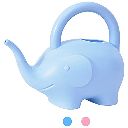 LOYUYU 1.5L Maceta de PláStico PequeñA, Ligera y Encantadora Planta de JardíN Interior y Exterior, Maceta de Elefante de Juguete para NiñOs Adultos Estilo 1: Azul