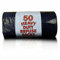 75 Litre 75L Everyday 50 Heavy Duty Bin Bags Resistant Bin Liners Ideal for Kitchen, Home, Office, Garden, Made from 100% Recycled Material