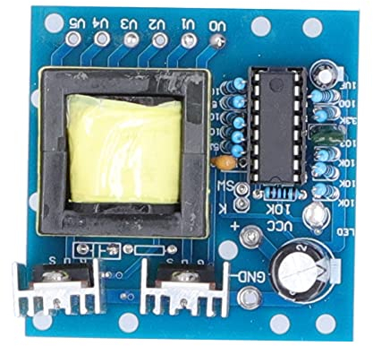 YWBL-WH 150W Boost-Inverter PCB DC12V zu AC220V Platine Transformator Wechselrichter Batterie C6B1 Step-up Board Wechselrichtermodul, Transformator