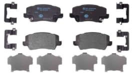 HELLA 8DB 355 039-491 Brake pad set - with acoustic wear warning - T2766 - for e.g. KIA