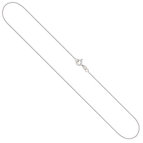 EDELIND Goldkette, Ankerkette flach Weißgold 585/14 K, Länge 42 cm, Breite 0.8 mm, Gewicht ca. 1.1 g., NEU