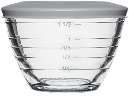 Anchor Hocking Glas 6 Stück 2 Tassen 4-in-1 Vorbereitungsschalen