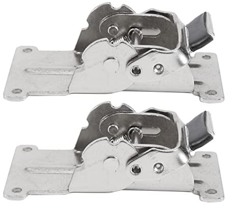 Qeunrtiy 2 Uds 0-90-180 Grados Bisagra Plegable Autoblocante Patas de Mesa Plata Plegable Mesa de Centro Muebles Bisagra de Gabinete