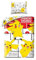 Halantex Pikachu Bettwäsche, 100 % Baumwolle, wendbar, Pokemon, 140 x 200 cm, inkl. Kissenbezug