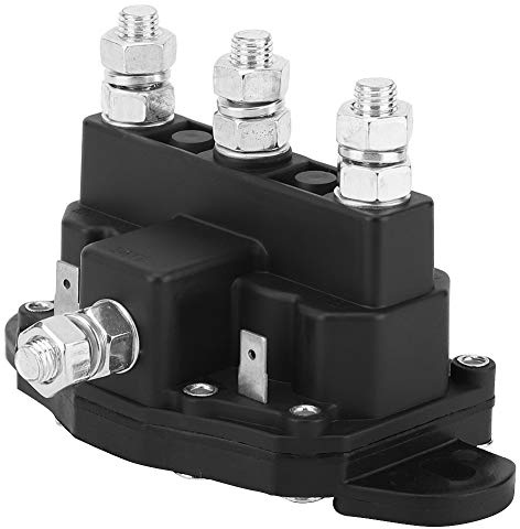 Reverse Polarity Relay,12V Reversing Solenoid Switch Relay Contactor for Winch Motor Snow Plow & Spreader Motors