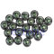 Mini-Uhrenarmband, Knopf-Kompass für Paracord-Armband, Survival-Mini-Taschenkompass, Outdoor-Wandern, Camping-Zubehör, Outdoor-Orientierungslauf, Wandern
