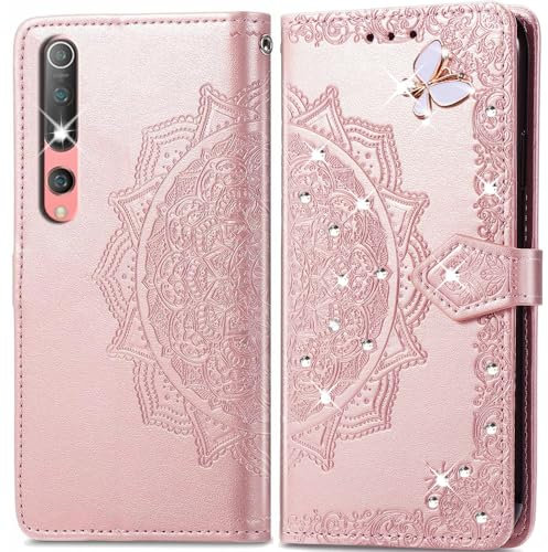 BIIULHCI Handyhülle Tasche für Xiaomi Mi 10/Mi 10 Pro Hülle,PU Lederhülle Wallet Flip Case Standfunktion Kartenfach Schutzhülle Klapphülle für Xiaomi Mi 10/Mi 10 Pro Cover