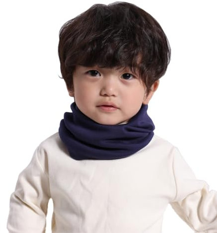 MAKFORT Kinder Schal Loop Schal Schlauchschal Baumwolle Baby Schals Halstuch Kinder Nackenwärmer Kids Multifunktionstuch für Winter, Frühling, Herbst