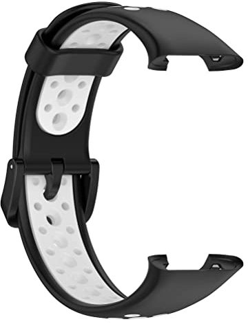 Bracciale per Smart Band 7 Pro, Comodo da Indossare e Impermeabile, Compatibile con Cinturino Elastico in Silicone di Ricambio per Cinturino Fitness (nero bianco)