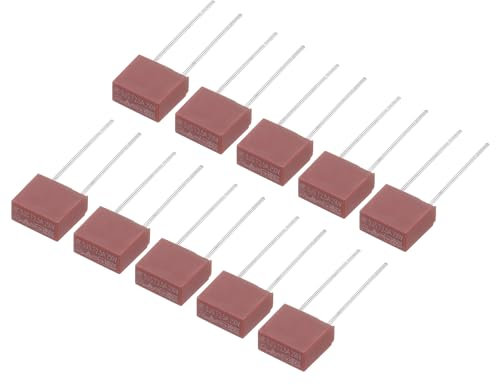 QUARKZMAN 30Pcs Fusibles Miniatures Carrés à Montage DIP à Soufflage Lent pour Pièces Électroniques PCB Réparation LCD, T3,15A 3,15A 250V, Rouge