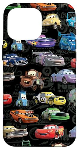iPhone 16 Pro Max Disney PIXAR Cars Pattern Print Case