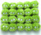 MIUPOO Bunte Pompons Fellbommel Pompom,Cartoon Augen Elfen Staub Bommel Pom Pom Bälle Flauschigen Plüsch Bälle für DIY Handwerk Damen Mädchen Tasche Mützen Anhängern Dekoration,20 Stück 5cm,Hellgrün