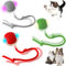 Chewie Rolling Ball, Interactive Cat Toys Rolling Ball, Hundespielzeug Unzerstörbar, Interaktives Hunde Ba-ll Spielzeug mit USB Aufladbar, Smart Automatisch Rollender Ba-ll für Kleine, Mittlere Hunde