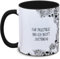 Tasse Totenkopf und Spruch: Für Pillepalle bin ich nicht zuständig, Skull, Schädel, Gothic, Grunge, schwarz