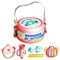Percussion Instrument Music Drum Set Für Kleinkinder, Kompakte Kindertrommel Mit Einfacher Lagerung, Entwickelt Rhythmusfähigkeiten, Eltern-Kind-Spielzeit, Geeignet Für Und Mädchen, EIN Engagie
