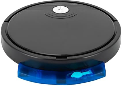 Saugroboter, mit Wischfunktion 3 in 1, Staubsauger Roboter mit 1800Pa Saugkraft, Reinigungsmodi Roboterstaubsauger, Saugroboter Tierhaare und Hartböden, mit APP Steuerung mit Fernbedienung (Schwarz)