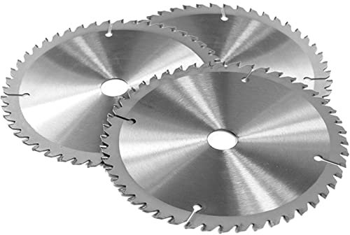 CEHJZQRPL 3 Pcs 160mm 48T Circular Saw Blade Wood Cutting Wheel Disc for Metal Chipboard Cutter Multitool Power Rotary Tool Accessories