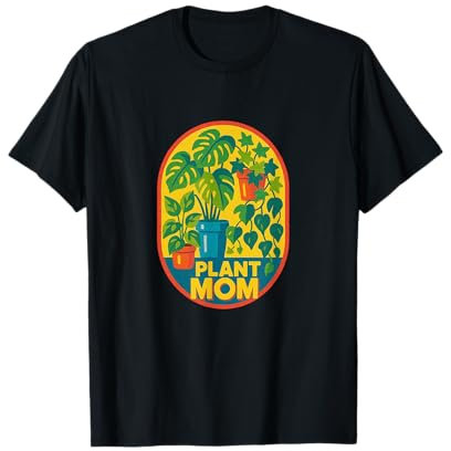 Pianta Mamma illustrazione Pothos Monstera Piante d'appartamento amanti Maglietta