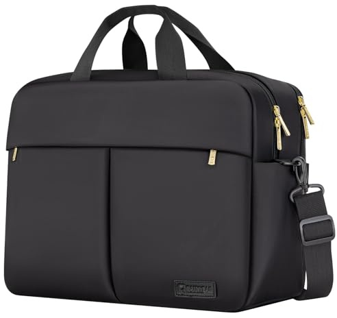 RAINYEAR Borsa per laptop da 15,6 pollici Borsa messenger da lavoro per laptop Borsa per donne Cartella per affari Ufficio Viaggi Aereo Borsa piccola per computer