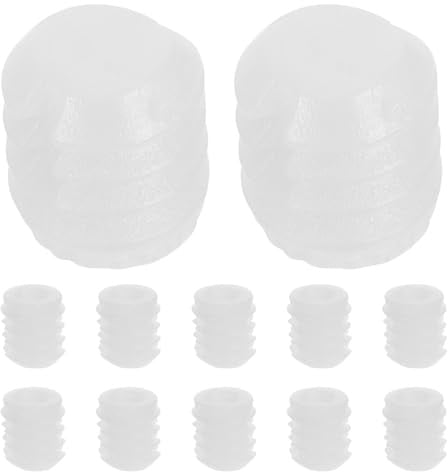 HOMSFOU Plastic Hinge Screw Inserts and Repairing Loose Hinges 100pcs Plastic Expansion Dowels 4x10mm with Anti-slip Function for Stabilizing Doors for Cabinet Doors and Drawers