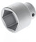 GEDORE Vaso, Llave de vaso, Accionamiento de 3/4'' 20 mm, Hexagonal, 46 mm de ancho, Herramienta, 32 46, Acero cromado