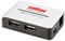ROLINE USB 2.0 Hub Black and White, 4 Ports, mit Netzteil