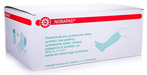 NOBAPAD 10 cm x 3 m 20 Stk Polsterbinde aus synthetischer Watte