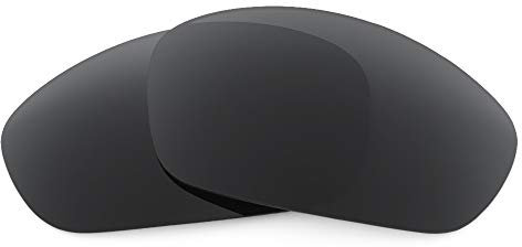 Revant Verres de Rechange Compatibles avec Oakley Straight Jacket (2007), Non Polarisés, Noir Furtif