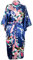 CCcollections Motif Paon et Fleurs, 16 Couleurs différentes, Lingerie, Nuisette, Robe de Chambre, Demoiselle d'honneur, Enterrement de Vie de Jeune Fille (Bleu Marin (Navy Blue)), taille unique