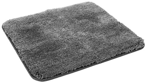 Kinzler J-10003/100 anthrazit Badematte, Mikrofaser, 50x55 cm ohne Ausschnitt