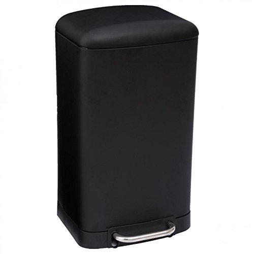 FIVE Simply Smart - Poubelle en Métal Cuisine 30L Noir