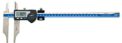 HELIOS-PREISSER 1331532 Digitaler Werkstattmessschieber mit Spitzen und Feineinstellung, 800 x 150 mm