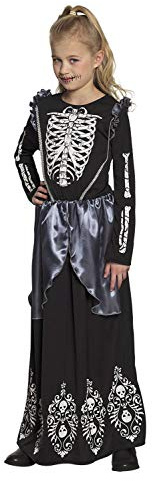 Boland - Kostüm für Kinder Skeleton Queen, Grusel, Halloween, Kostümparty, Mottoparty, Karneval