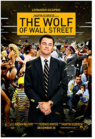 Filmposter Wolf Of Wall Street (Leonardo DiCaprio), Größe 61 x 91 cm, authentisches Poster, Bürodruck mit holografischer fortlaufender Nummerierung