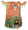 Relaxdays Tenda per Bambini ad Albero, Casetta Giocattolo per Bambini & Bambine, Interno & Esterno, Marrone/Grigio