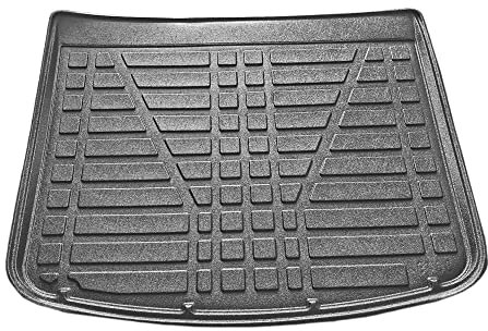 accessorypart Compatible con Renault Koleos 2 (HC) 2017-2024 Flexible Tronco Alfombra De Carga Piso de Carga Bandeja Maletero Trasero Negro