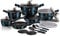 18 Piece Berlinger House Casserole Pots & Frying Pan Set Aquamarine with 3 Layer Non Stick Marble Coating