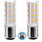 Ba15d led 12v 24v Bombillas 5W, B15 Doble Bayoneta, AC/DC 12v-24v, Equivalentes HalóGenas De 45 Vatios, luz Blanco Cálido 3000K, para iluminación del Barco, RV, Máquina de Coser. (2 Piezas)
