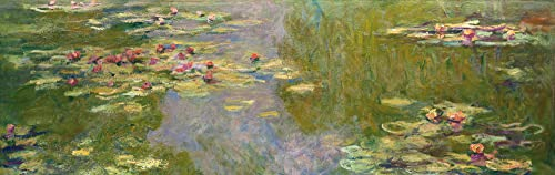 1art1 Claude Monet Seerosen, 1919, 1-Teilig Fototapete Poster-Tapete 250x79 cm