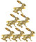 Cabilock 6 Stücke Serviettenschnalle Hase Serviettenring Metall Serviette Schnalle Neujahr Serviettenringe Kaninchen Serviettenhalter Bunny Abendessen Deko für Ostern Tischdeko Gold