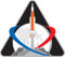 U24 Aufkleber NASA Artemis Mission 1 Seal 22 x 20 cm Autoaufkleber Sticker Konturschnitt