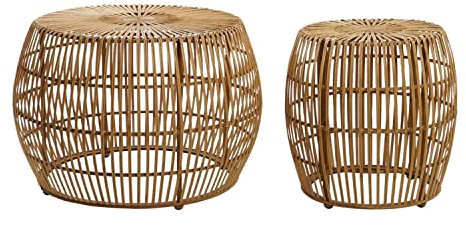 DKD Home Decor Set mit 2 Tischen, Standard