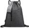 Cosyres Kordelzug Turnbeutel Rucksack Daypack Gymsack Gym Bag mit Innentasche Sportbeutel Gymsack für Damen & Herren (Grau)